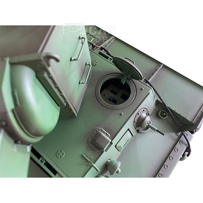 Henglong 1/16 TK7.0 Plastic Soviet KV-2 3949 RTR RC Tank with Barrel Recoil BB Unit Infrared Combat Smoke Sound Light System