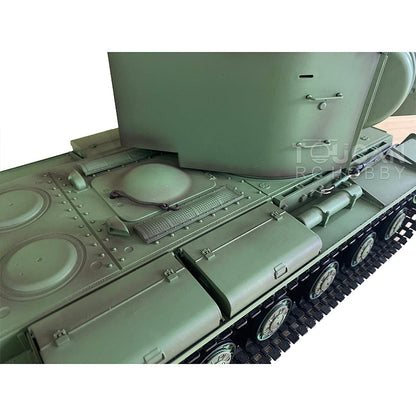 Henglong 1/16 TK7.0 Plastic Soviet KV-2 3949 RTR RC Tank with Barrel Recoil BB Unit Infrared Combat Smoke Sound Light System