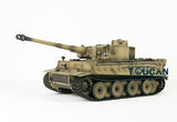 Henglong TK7.0 im Maßstab 1/16, verbesserte Metallversion, deutscher Tiger I, fahrbereit, RC-Panzer, 3818 Ketten, Kettenräder, Leiträder, Sound, Rauch