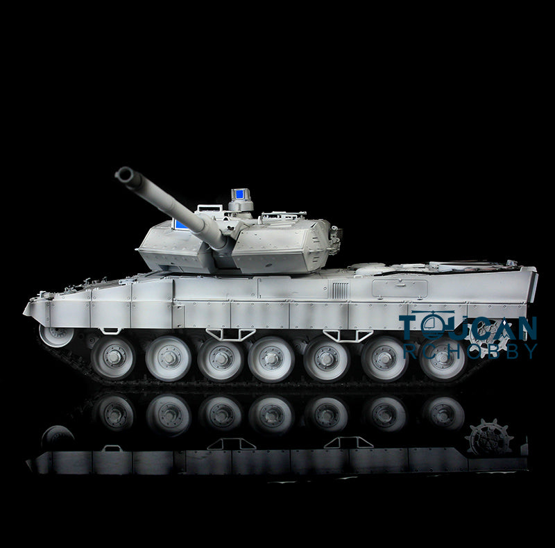 Henglong TK7.0 Leopard2A6 im Maßstab 1/16, fahrbereit, ferngesteuerter BB-IR-Panzer, 3889 Lauf, Rückstoß, Metallkette, Gummi, Rauchgeräusch