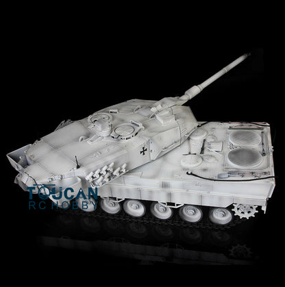 Henglong 2.4G 1/16 TK7.0 Plastic German Leopard2A6 RTR RC Tank Model 3889 BB Infrared Combat Smoke Light Sound System Metal Barrel
