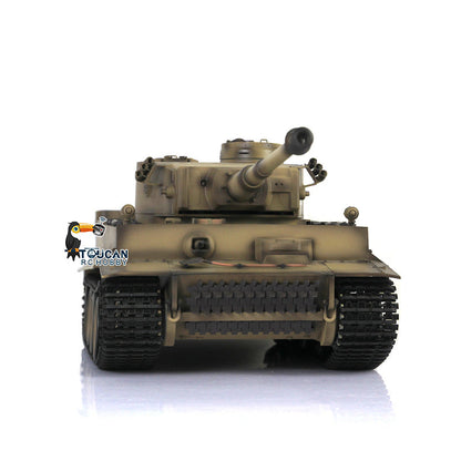 HengLong 1/16 German Tiger I RTR RC Tank 3818 with Barrel Recoil 360 Degrees Turret BB IR Smoke Metal Sprockets Idlers Road Wheels Chassis Plastic Hull
