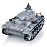 1/16 Scale TK7.0 Customized Version Henglong Panzer III H Ready To Run RC Model Tank 3849 Metal Tracks Wheels Smoke Sound BB IR