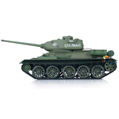 TOUCAN RC HOBBY IOEWOJ278 Henglong 1/16 2.4G TK7.0 Plastic 3909 Soviet Union T34/85 RTR RC Tank BB Infrared Combat 360 Degrees Turret Smoke Metal Barrel