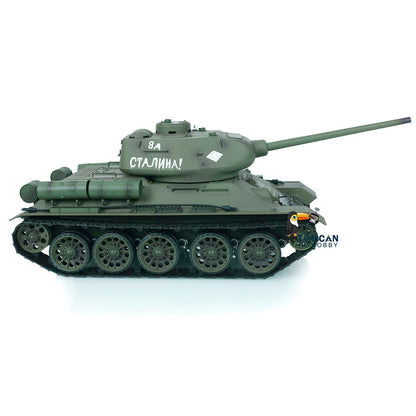 TOUCAN RC HOBBY IOEWOJ278 Henglong 1/16 2.4G TK7.0 Plastic 3909 Soviet Union T34/85 RTR RC Tank BB Infrared Combat 360 Degrees Turret Smoke Metal Barrel