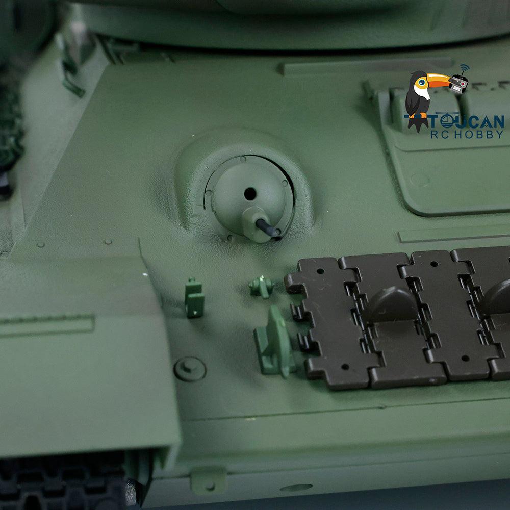 TOUCAN RC HOBBY IOEWOJ278 Henglong 1/16 2.4G TK7.0 Plastic 3909 Soviet Union T34/85 RTR RC Tank BB Infrared Combat 360 Degrees Turret Smoke Metal Barrel