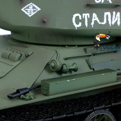 TOUCAN RC HOBBY IOEWOJ278 Henglong 1/16 2.4G TK7.0 Plastic 3909 Soviet Union T34/85 RTR RC Tank BB Infrared Combat 360 Degrees Turret Smoke Metal Barrel