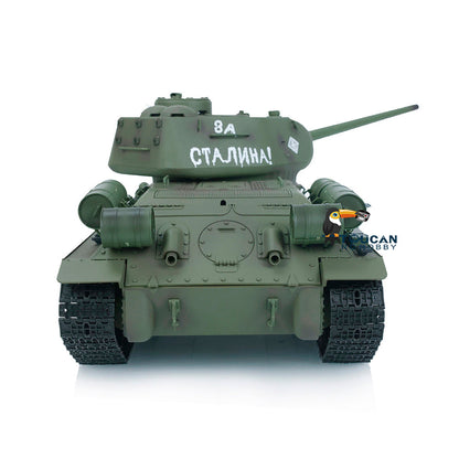 TOUCAN RC HOBBY IOEWOJ278 Henglong 1/16 2.4G TK7.0 Plastic 3909 Soviet Union T34/85 RTR RC Tank BB Infrared Combat 360 Degrees Turret Smoke Metal Barrel