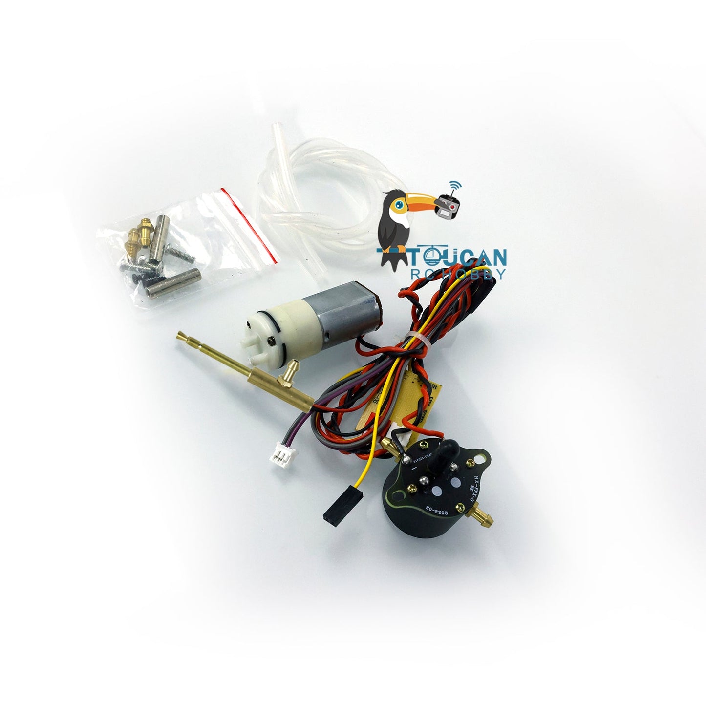 Metal Machine Gun Sets With Smoke Generator Tube Module for Upgrade Heng Long 1/16 7.0 Main Board RC Tank Remote Control Model Parts