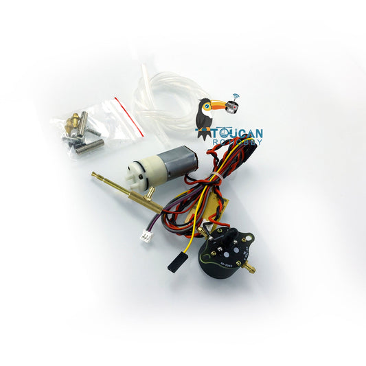 TOUCAN RC HOBBY Metal Machine Gun Sets With Smoke Generator Tube Module for Upgrade Heng Long 1/16 7.0 Main Board RC Tank Remote Control Model Parts