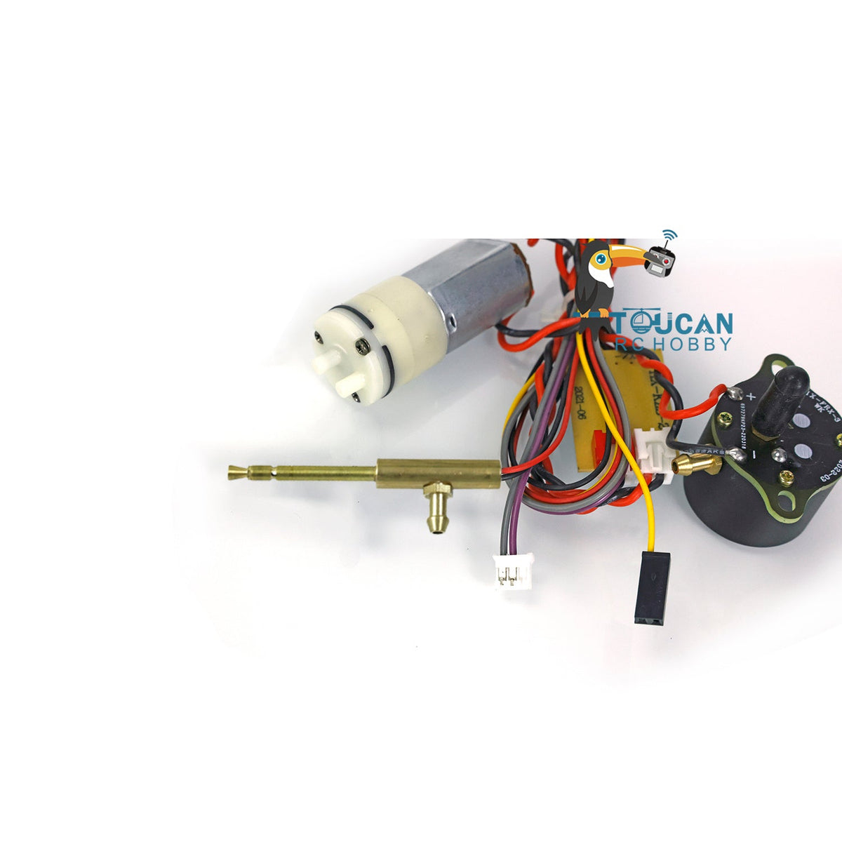 Metal Machine Gun Sets With Smoke Generator Tube Module for Upgrade Heng Long 1/16 7.0 Main Board RC Tank Remote Control Model Parts