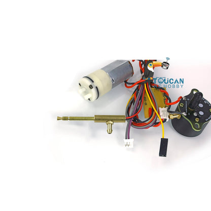 Metal Machine Gun Sets With Smoke Generator Tube Module for Upgrade Heng Long 1/16 7.0 Main Board RC Tank Remote Control Model Parts