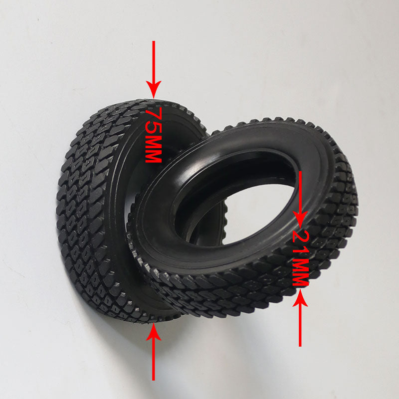 JD Model 1 Stück Reifen für funkgesteuerten Traktor-LKW im Maßstab 1/14, DIY-Fernbedienung, Automodell, Zubehör, Ersatzteile
