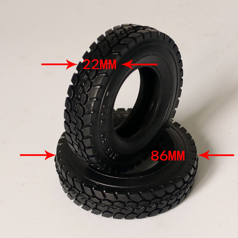 JD Model 1 Stück Reifen für funkgesteuerten Traktor-LKW im Maßstab 1/14, DIY-Fernbedienung, Automodell, Zubehör, Ersatzteile