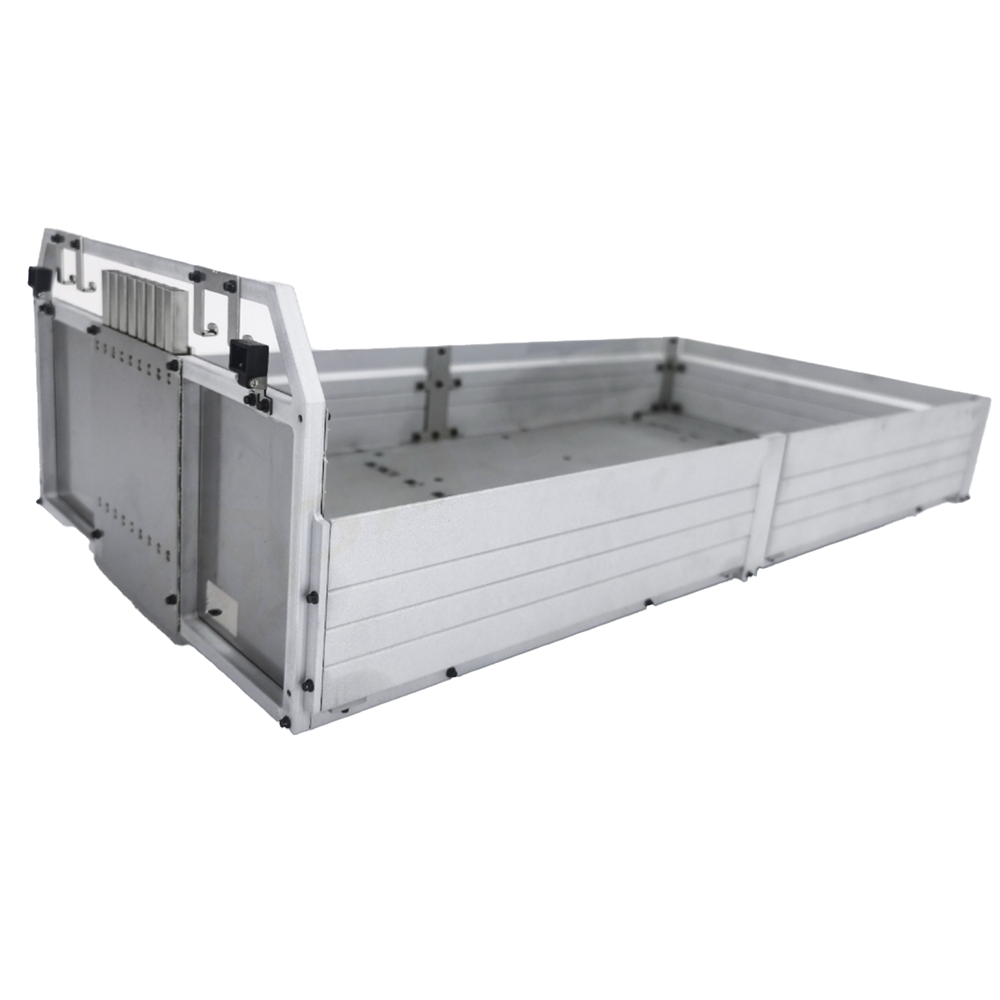 Metall-Frachteimer für 1/14 8*8 JXMODEL F1650 RC-LKW, hydraulische Maschine, funkgesteuert, Frontkran, Autos, elektrisches DIY-Modell