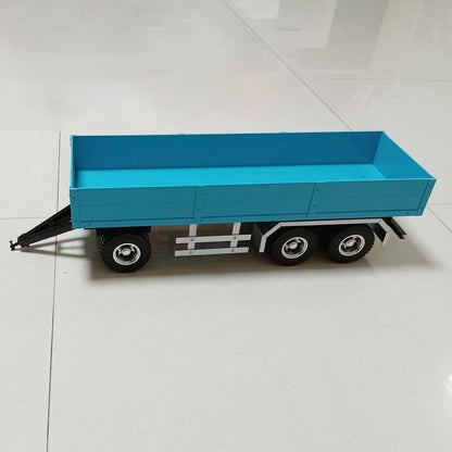 TOUCAN RC HOBBY 1/14 Metal 3 Axles Trailer for RC Tractor Truck Radio Controlled Hydraulic Equipment Dump Electric Car DIY Hobby Model