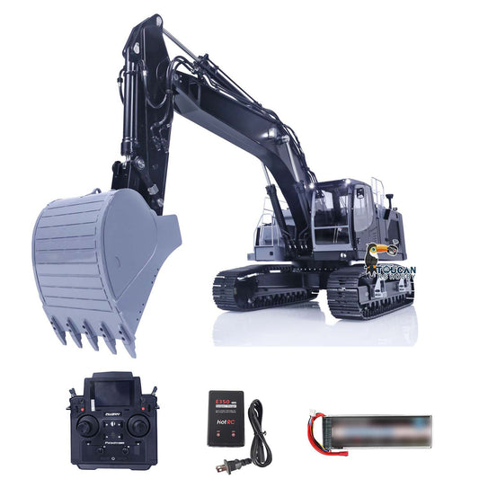 Pre-Order TOUCAN RC HOBBY LESU AOUE LR945 1/14 Metal Hydraulic RC Excavator B0016 RTR Tracked Digger 7CH Reversing Valve Light FlySky PL18EV Lite Radio Controller