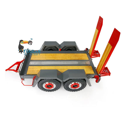 TOUCAN RC HOBBY LESU 1/14 Metal Wheeled Skid-Steer Hydraulic RC Loader Aoue LT5H I6S RTR Painted Ripper Scarifier Gripper Sieve Bucket Trailer