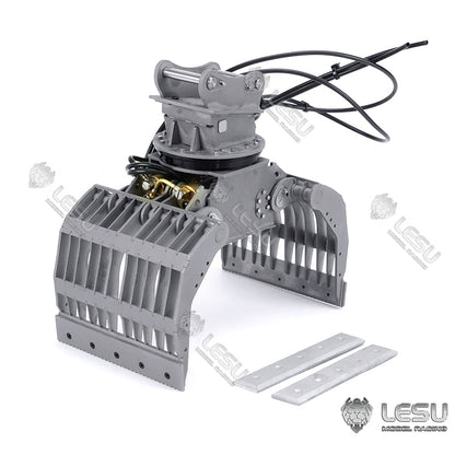 TOUCAN RC HOBBY 1/14 LESU RC Metal Hydraulic Aoue ET30H Wheeled Excavator Model Pump Cabin Sticker Display Grapple Ripper Bucket Scraper Compactor
