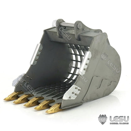 TOUCAN RC HOBBY 1/14 LESU RC Metal Hydraulic Aoue ET30H Wheeled Excavator Model Pump Cabin Sticker Display Grapple Ripper Bucket Scraper Compactor