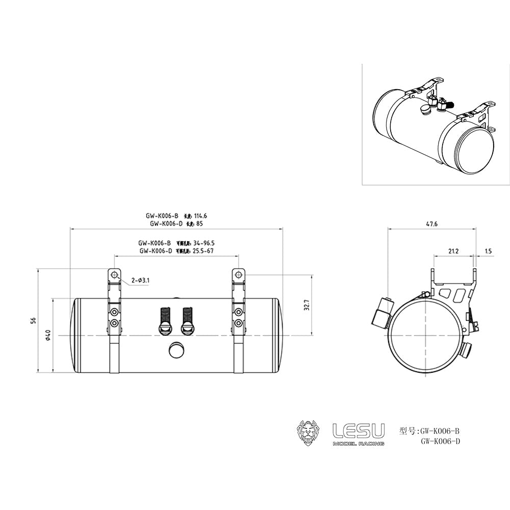 TOUCAN RC HOBBY LESU 1/14 Metal 6*6 Chassis KING 540 Motor 3PCS Servos Accessory for Radio Controlled TAMIIYA Tractor Truck DIY Cars Model