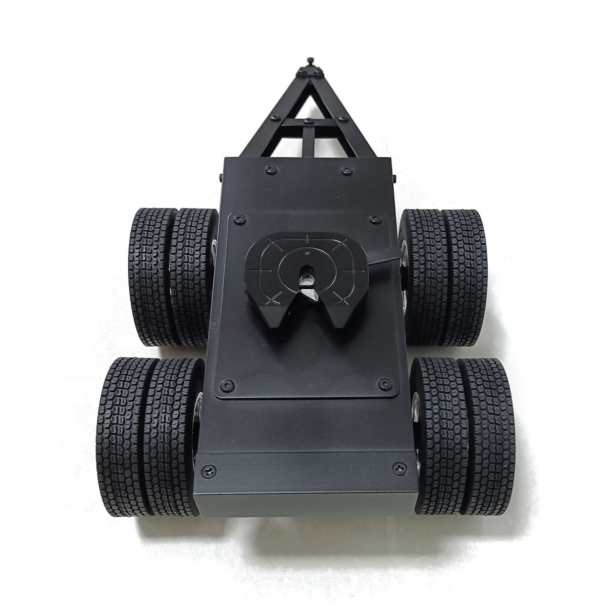 Metall 1/14 2 Achsen Anhänger mit Sattelzugmaschine für LESU RC Lkw Fernbedienung Bau Fahrzeug Auto Hobby Modell DIY