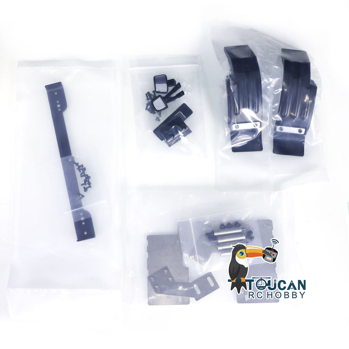 TOUCAN RC HOBBY 1 Set of Cabin Shell Parts With Interior For 1/14 Scale RC Tractor Truck Dumper Car Tipper Model DIY Cars Parts