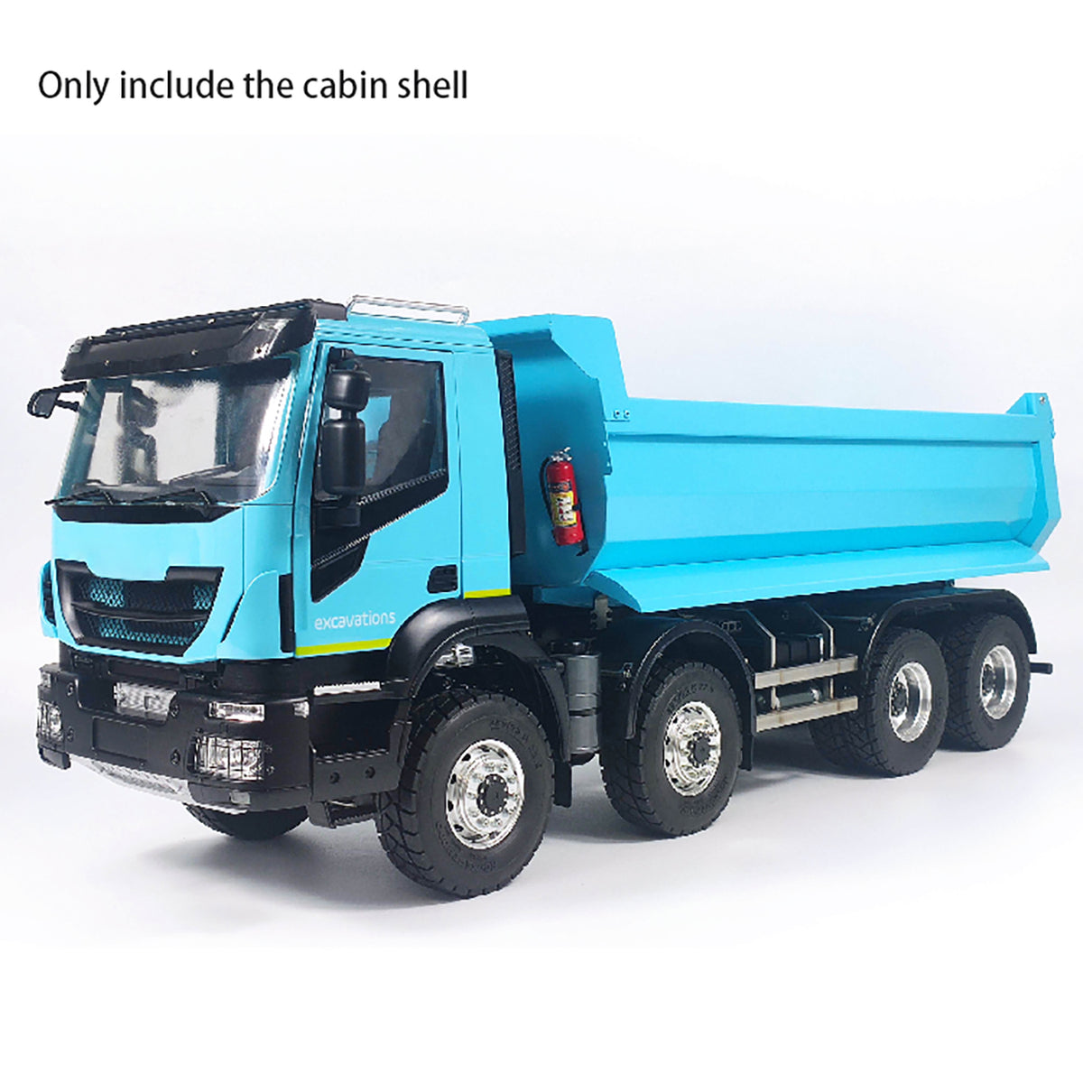 TOUCAN RC HOBBY 1 Set of Cabin Shell Parts With Interior For 1/14 Scale RC Tractor Truck Dumper Car Tipper Model DIY Cars Parts
