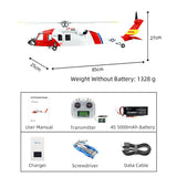 FLYWING MH-60T Jayhawk Remote Control Helicopter LED Light ACE Controller MH60T GPS ATT Mode One Key Return Beidou Positioning