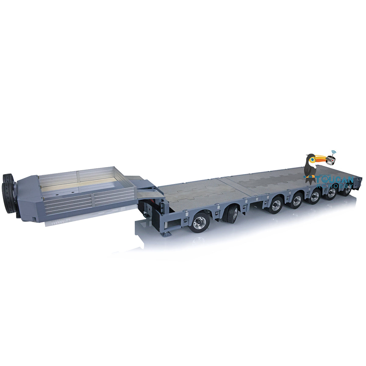Metall CNC Flache Moudule Anhänger Modul für 1/14 NOOXION 2 + 5 achsen RC anhänger Tamiya Anhänger Fernbedienung Traktor Lkw DIY modelle