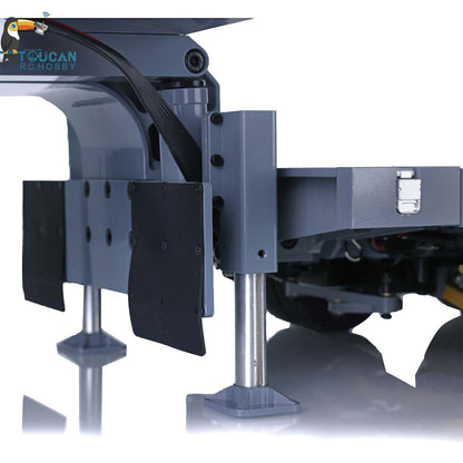 Metall CNC Flache Moudule Anhänger Modul für 1/14 NOOXION 2 + 5 achsen RC anhänger Tamiya Anhänger Fernbedienung Traktor Lkw DIY modelle