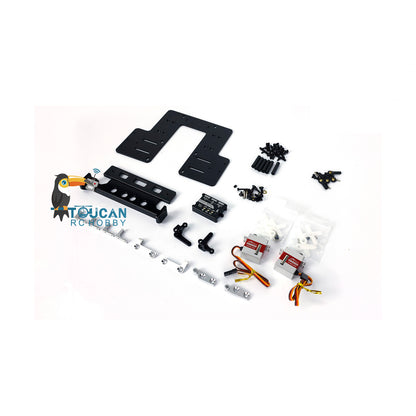 Cab Suspension System W/Zweite Platte Servos für LESU TAMIYA FH 1/14 Skala RC Traktor Lkw Fernbedienung Auto Fahrzeug Modell