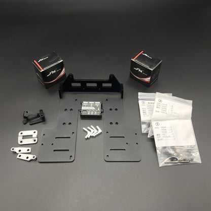 Cab Suspension System W/Zweite Platte Servos für LESU TAMIYA FH 1/14 Skala RC Traktor Lkw Fernbedienung Auto Fahrzeug Modell