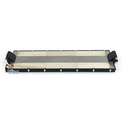 Metall CNC Flache Moudule Anhänger Modul für 1/14 NOOXION 2 + 5 achsen RC anhänger Tamiya Anhänger Fernbedienung Traktor Lkw DIY modelle