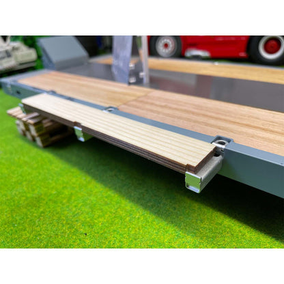 Metall CNC Flache Moudule Anhänger Modul für 1/14 NOOXION 2 + 5 achsen RC anhänger Tamiya Anhänger Fernbedienung Traktor Lkw DIY modelle