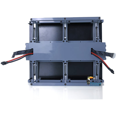 Metall CNC Flache Moudule Anhänger Modul für 1/14 NOOXION 2 + 5 achsen RC anhänger Tamiya Anhänger Fernbedienung Traktor Lkw DIY modelle