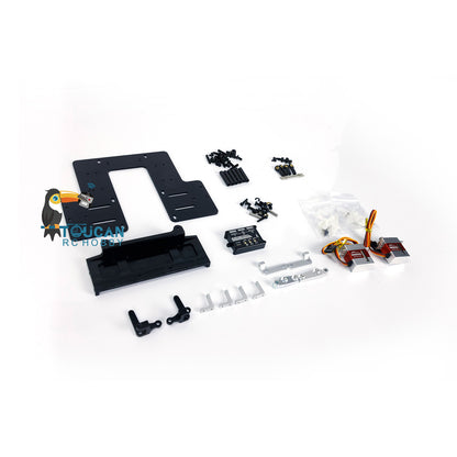 Cab Suspension System W/Zweite Platte Servos für LESU TAMIYA FH 1/14 Skala RC Traktor Lkw Fernbedienung Auto Fahrzeug Modell