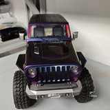 CN Stock Second-hand 90%New Only One JDM-168 1/10 4*4 AWD Off-road RC Crawler Car Model Light System Motor W/O Servo