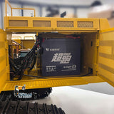 1/8 Metal Remote Control Hydraulic Excavator 390F Heavy Duty 3CH Valves RC Construction Vehicle Models Flysky PL18EV Radio