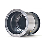 Widened Metal Wheel Hub 135X80MM Rubber Tire Tyre for JDM-198 ZW370 RC Hydraulic Loader Model JDM-166 Articulated Truck DIY Vehicle