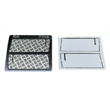 Stainless Steel Tail Light Anti Slip Plate for 1/14 DIY Remotr Control Tractor Truck 770S 56379/56375 Model Decoration Part