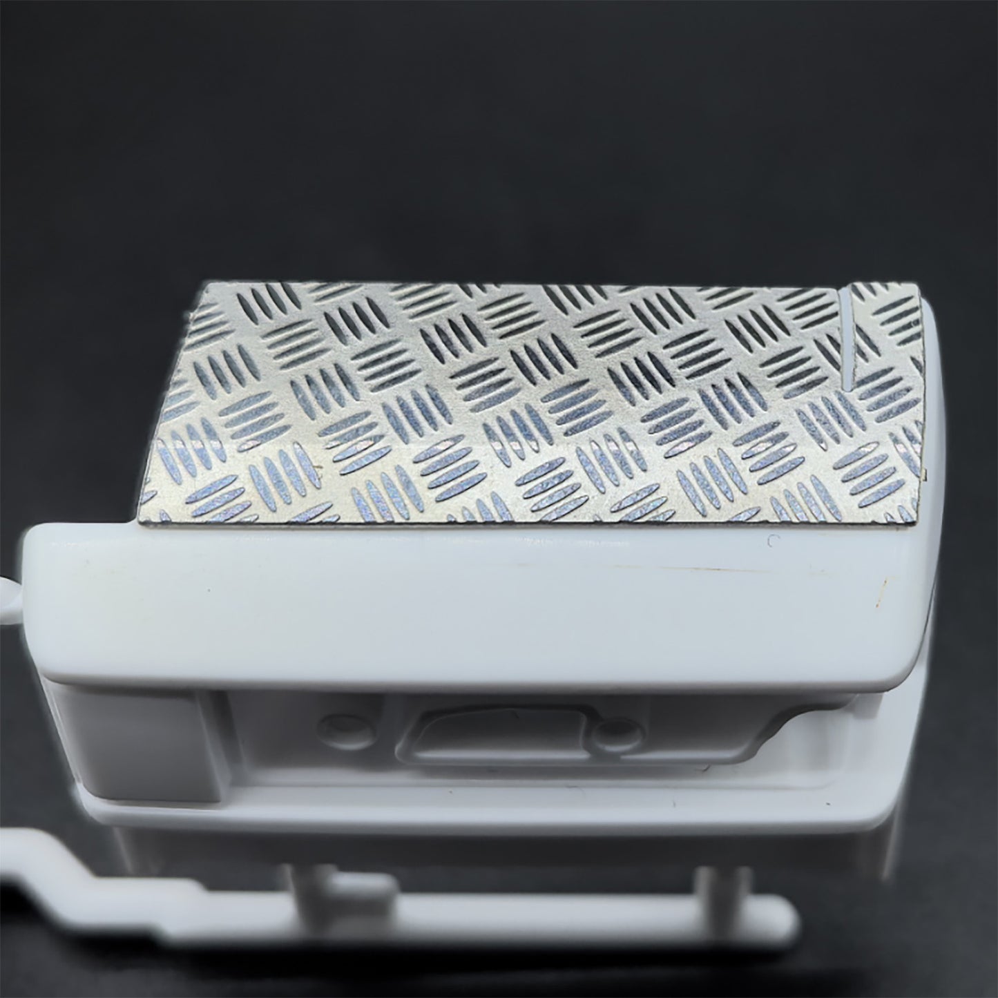 Stainless Steel Tail Light Anti Slip Plate for 1/14 DIY Remotr Control Tractor Truck 770S 56379/56375 Model Decoration Part