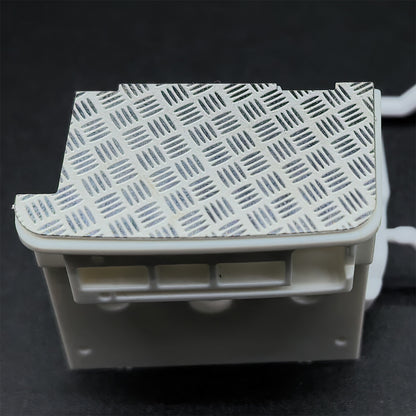 Stainless Steel Tail Light Anti Slip Plate for 1/14 DIY Remotr Control Tractor Truck 770S 56379/56375 Model Decoration Part