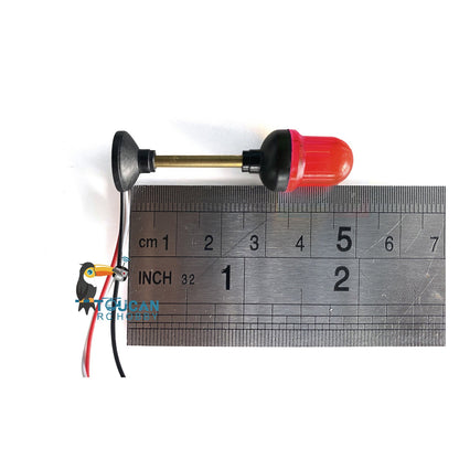 Henglong LED Flashing Warning Light Caution Lamp DIY For 1/16 RC Tank Remote Control Construction Military Vehicle Model Accessories