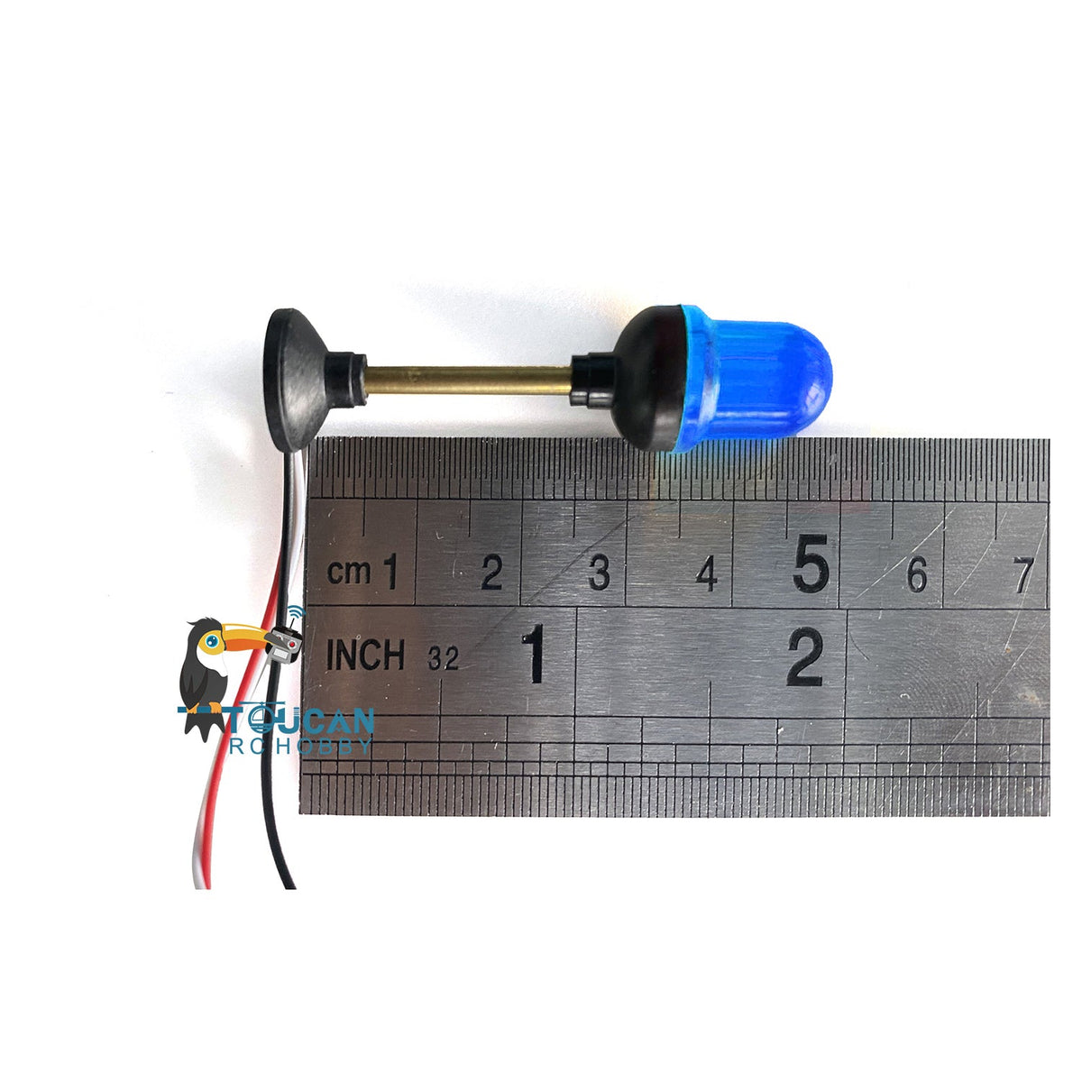 Henglong LED Flashing Warning Light Caution Lamp DIY For 1/16 RC Tank Remote Control Construction Military Vehicle Model Accessories