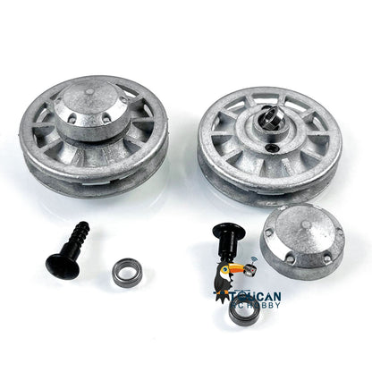 IN Stock Metal Idler Wheel With Bearings Screws For Henglong 1/16 2.4Ghz TK70 TK60 German Tiger I 3818 Panther 3819 RC Tank Parts
