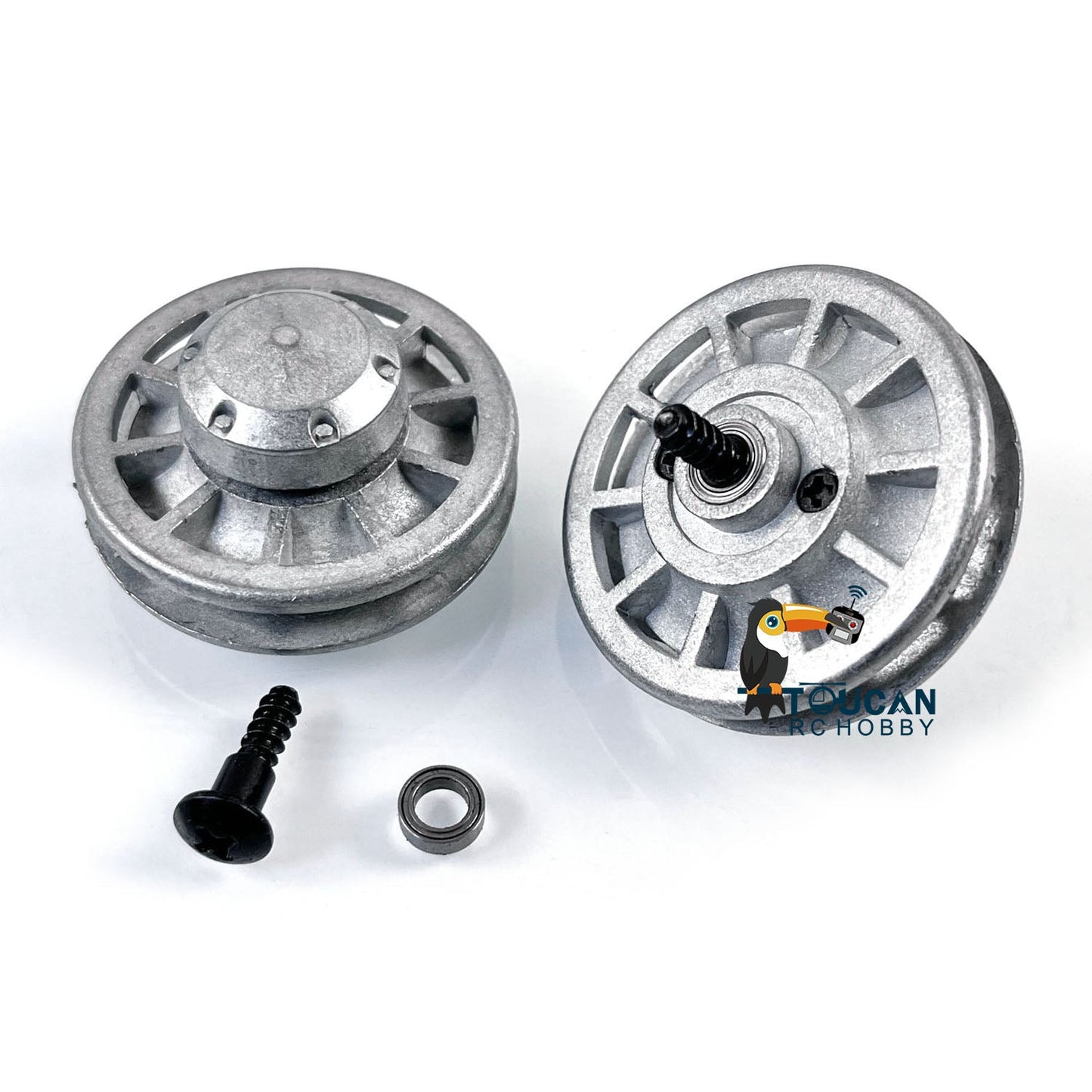 IN Stock Metal Idler Wheel With Bearings Screws For Henglong 1/16 2.4Ghz TK70 TK60 German Tiger I 3818 Panther 3819 RC Tank Parts