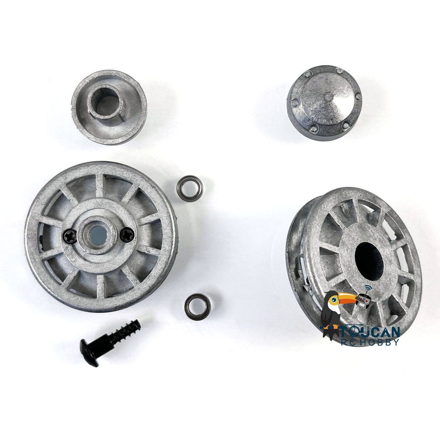 IN Stock Metal Idler Wheel With Bearings Screws For Henglong 1/16 2.4Ghz TK70 TK60 German Tiger I 3818 Panther 3819 RC Tank Parts