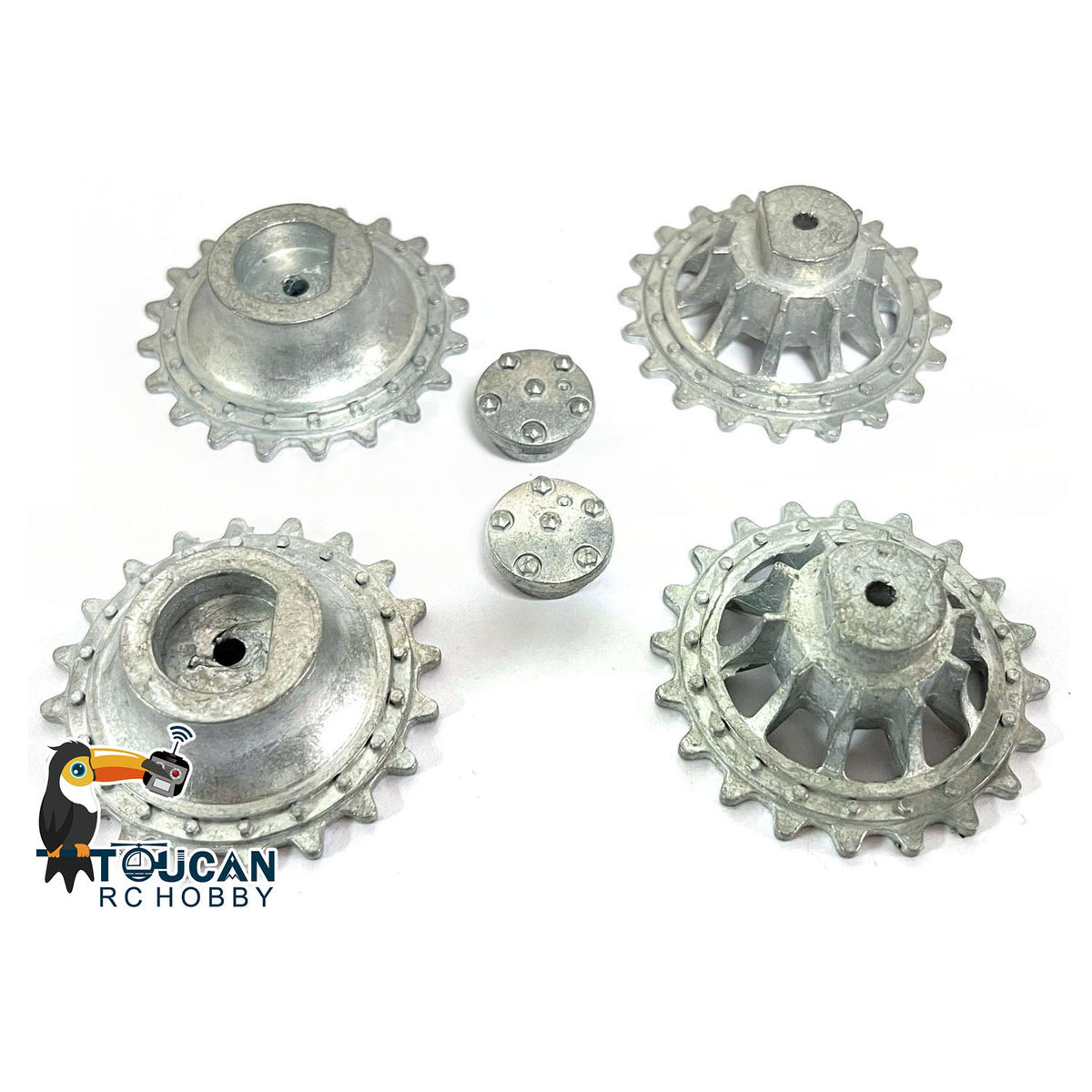 IN Stock Henglong Metal Sprockets Wheels Suitable for 1/16 Scale 2.4Ghz German Tiger I 3818 German Panther 3819 RC Tank Model Accessories