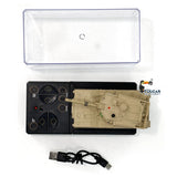 Free Fast Shipping RTR Infrared Battle Tank RC Military Tank Turret Rotate Mini Toy Gift for Kids Painted Assembled